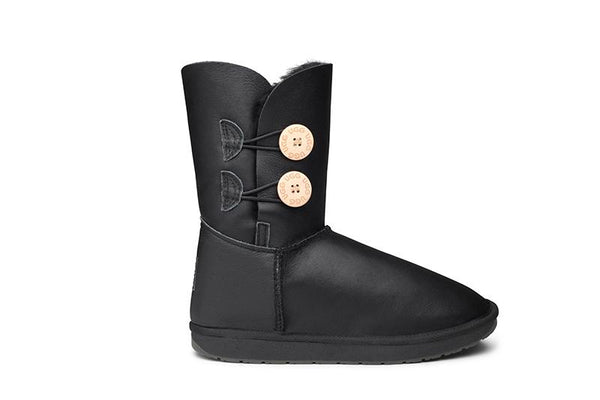 Double Button UGG Boots - Sale