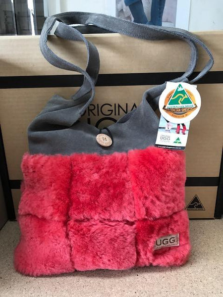 GREY / TOMATO UGG HAND BAG