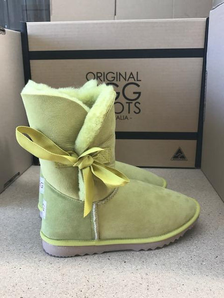 LIME BETTY BOW UGG BOOTS
