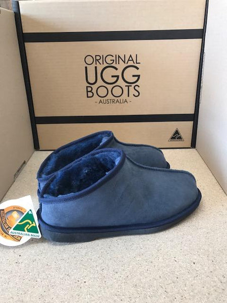 NAVY SPEED BOAT UGG SLIPPERS