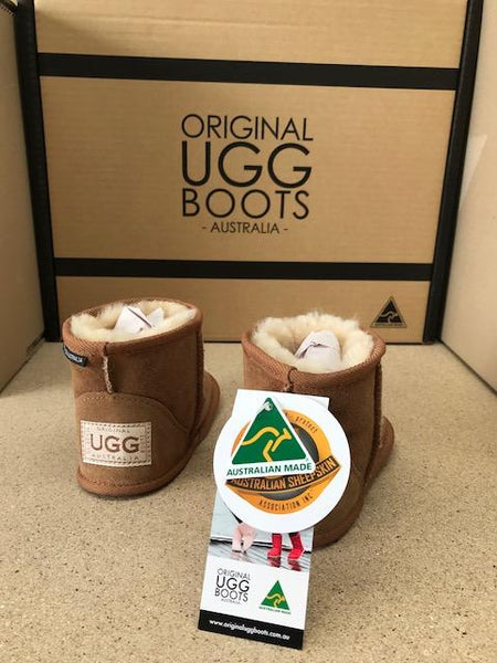 CHESTNUT LISSY BABY BOOTS