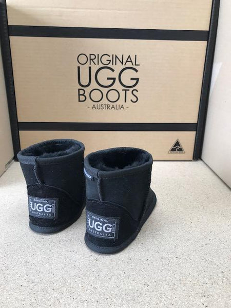 BLACK LISSY BABY BOOTS