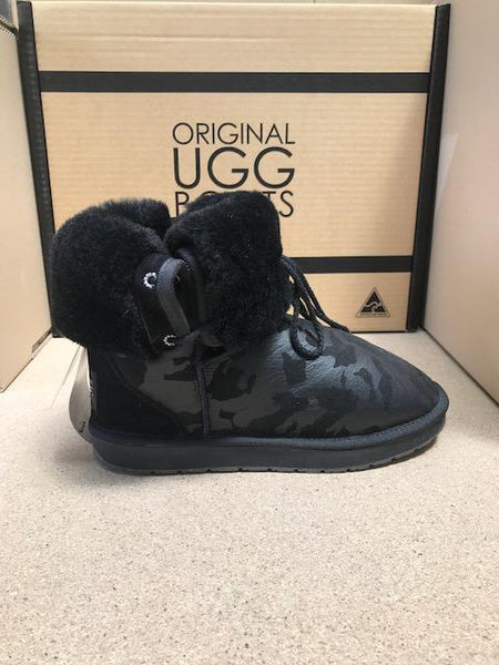 Black Camo Lacey UGG Boots