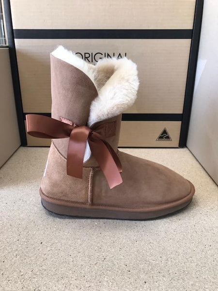CHESTNUT BETTY BOW UGG BOOTS