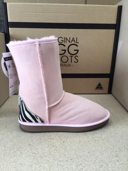 PINK / ZEBRA DELUXE UGG BOOTS