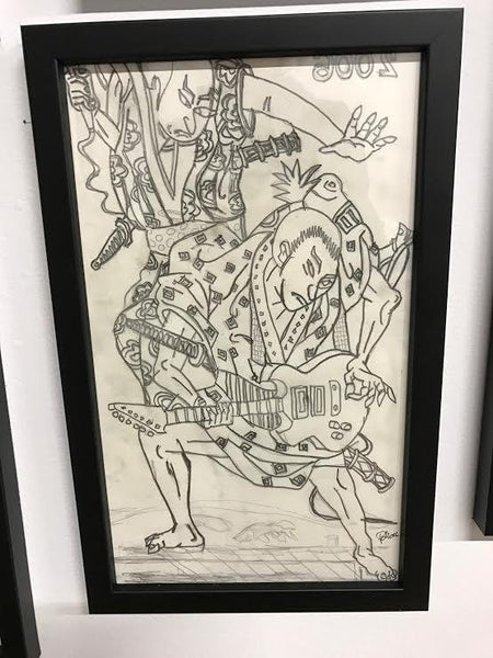 10,000 Lakes '06 Japanese rockers OG transfer sketch