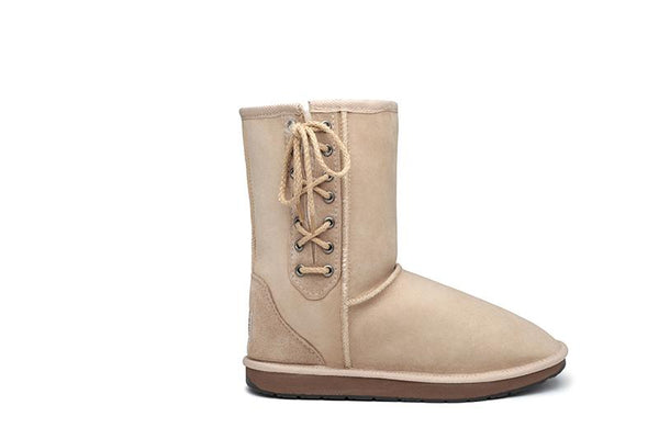 Short Lace Up UGG Boots - Sale