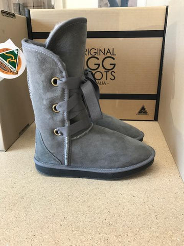 GREY TEXAS SHORT UGG BOOTS