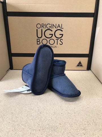 NAVY LISSY BABY BOOTS