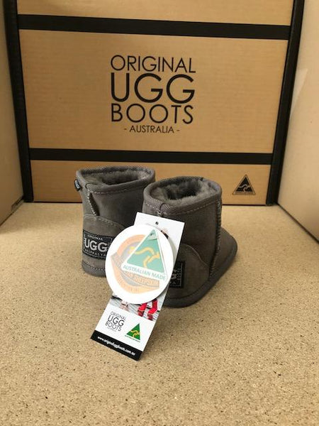 GREY LISSY BABY BOOTS
