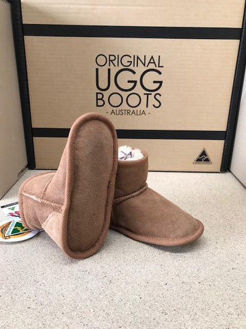 CHESTNUT LISSY BABY BOOTS