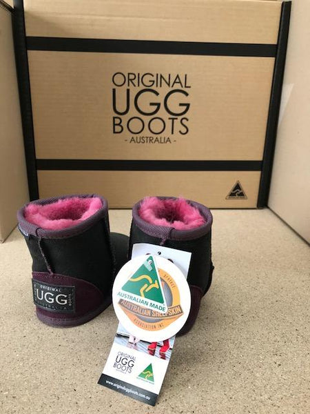 BLACK ROSE LISSY BABY BOOTS