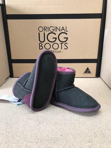 BLACK ROSE LISSY BABY BOOTS