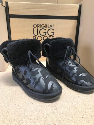 Black Camo Lacey UGG Boots