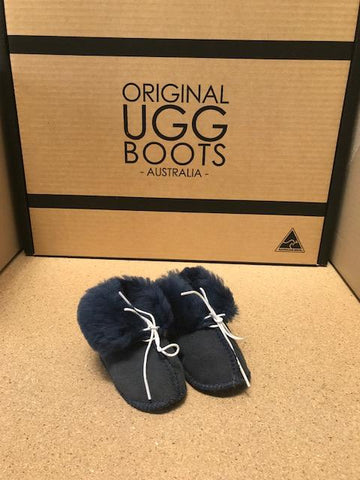 BLACK ZOZO BABY UGG BOOTS