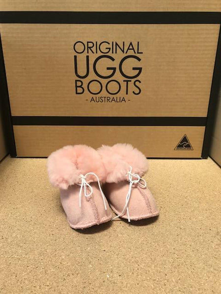 PINK ZOZO BABY UGG BOOTS