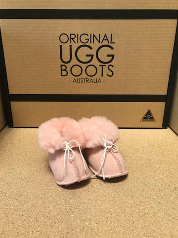 PINK ZOZO BABY UGG BOOTS