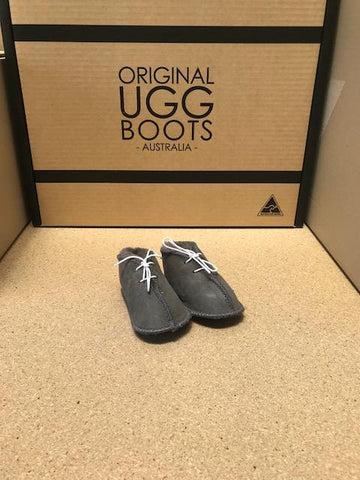 GREY LULLI BABY UGG BOOTS