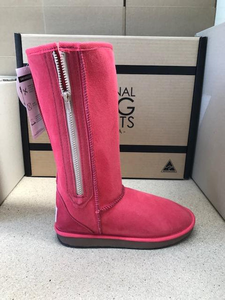 TOMATO TALL ZIP BOOTS