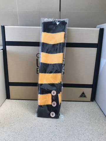 BLACK /YELLOW UGG FOOTY SOCKS