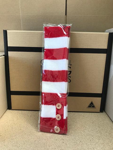 RED /WHITE UGG FOOTY SOCKS
