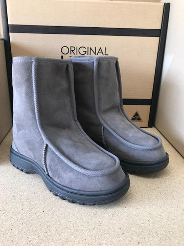 GREY RUGGED BOAT UGG BOOTS