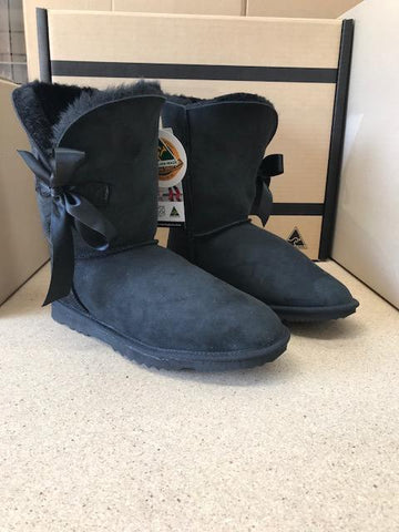 BLACK BETTY BOW UGG BOOTS