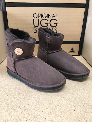 CHOC MINI BUTTON UGG BOOTS