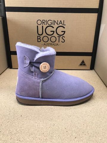 LILAC MINI BUTTON UGG BOOTS