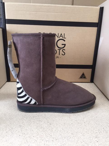 CHOC /ZEBRA DELUXE UGG BOOTS