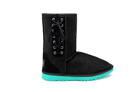 Blaqua Short Lace Up UGG Boots