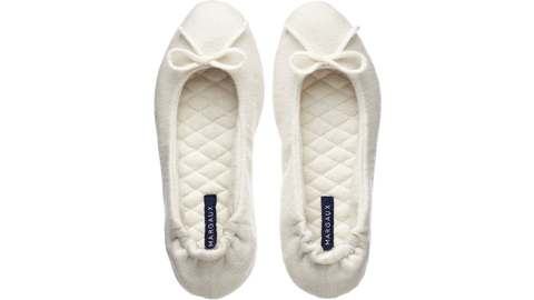 The Cashmere Slipper - Ivory