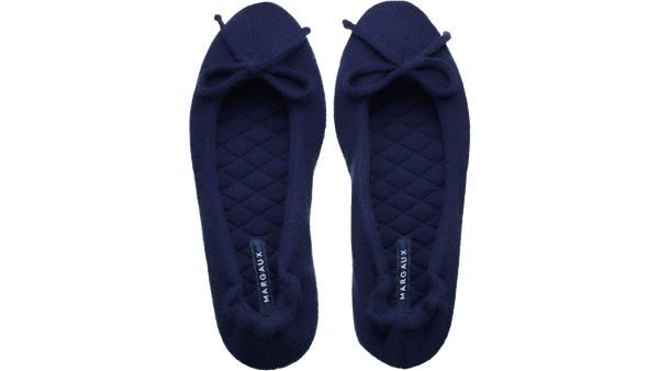 The Cashmere Slipper - Navy