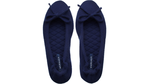 The Cashmere Slipper - Navy