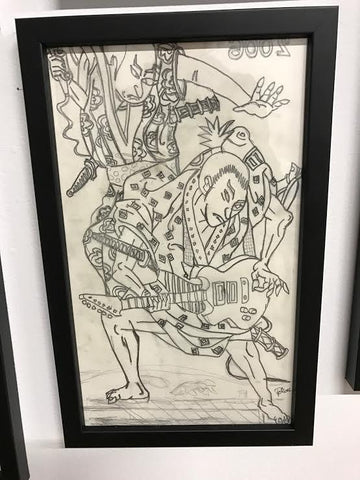 10,000 Lakes '06 Japanese rockers OG transfer sketch